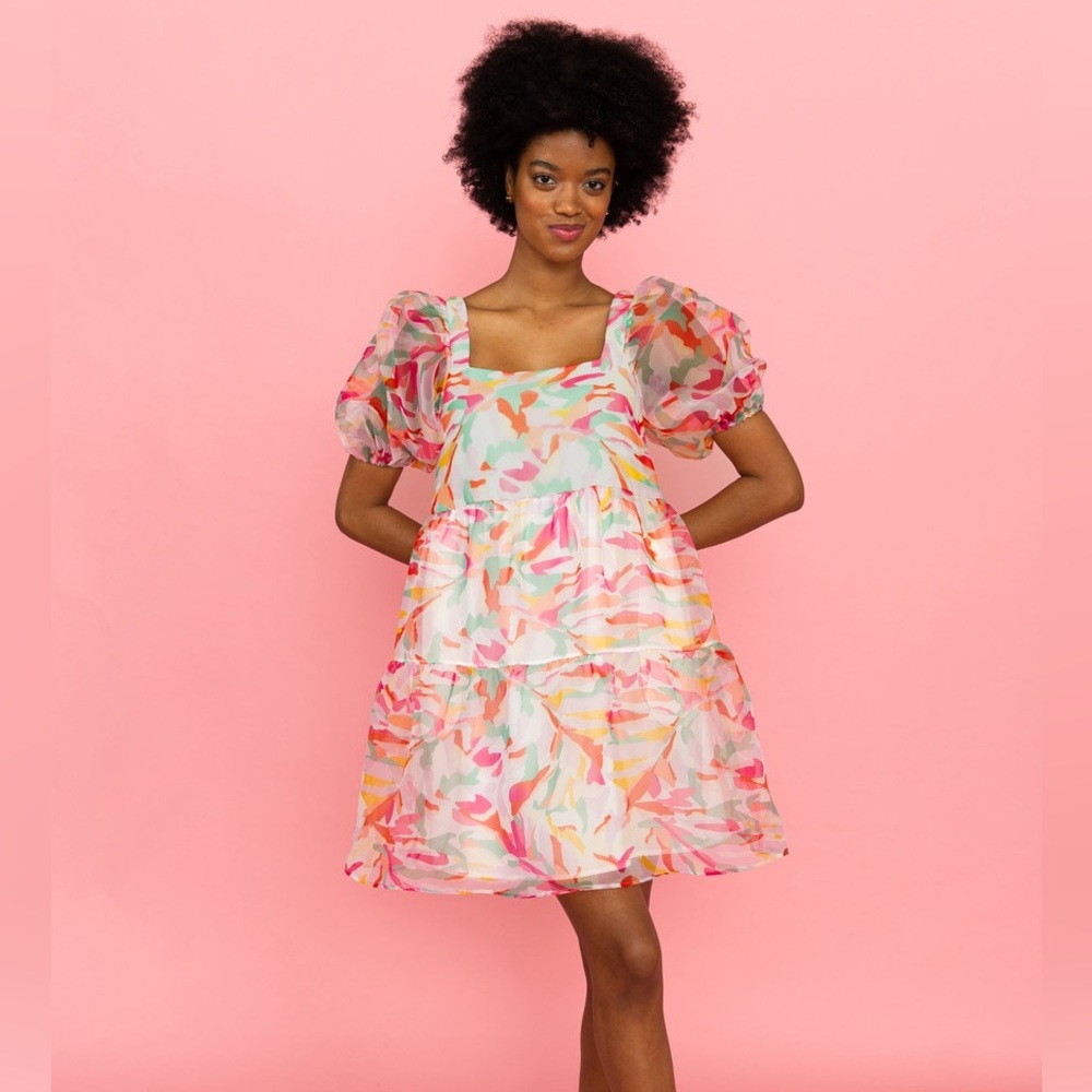 NWOT Crosby by Mollie Burch water lillies dress